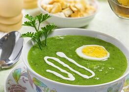 Σούπα κρέμας σε δίαιτα πρωτεΐνης
